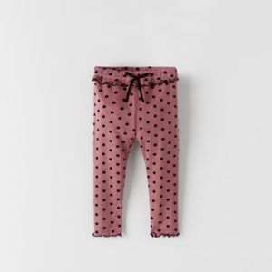 NWT Zara 3-6m polka dot leggings